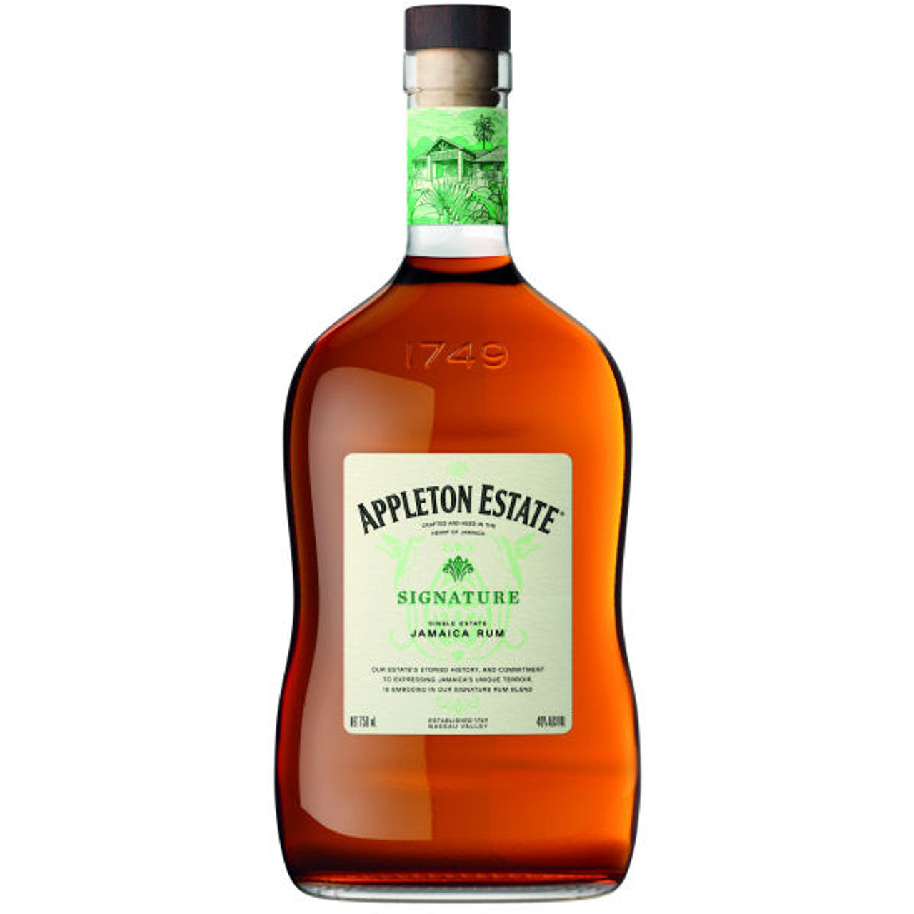 Appleton Estate Jamaican Rum bottle displayed at Sip N Burn Liquors, known for its rich flavor and premium quality.