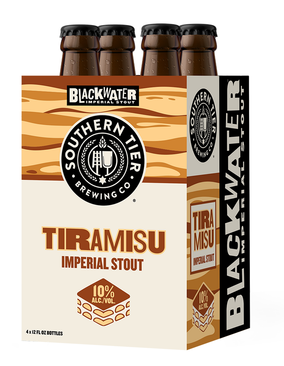 Tiramisu Stout 4pk from Sip N Burn Liquors - Rich coffee and chocolate flavored beer for dessert lovers