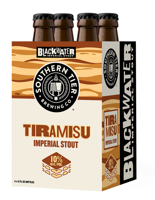 Tiramisu Stout 4pk from Sip N Burn Liquors - Rich coffee and chocolate flavored beer for dessert lovers