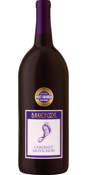 Barefoot Cabernet Sauvignon 1.5L bottle available at Sip N Burn Liquors, ideal for wine lovers seeking rich flavors and bold aromas.