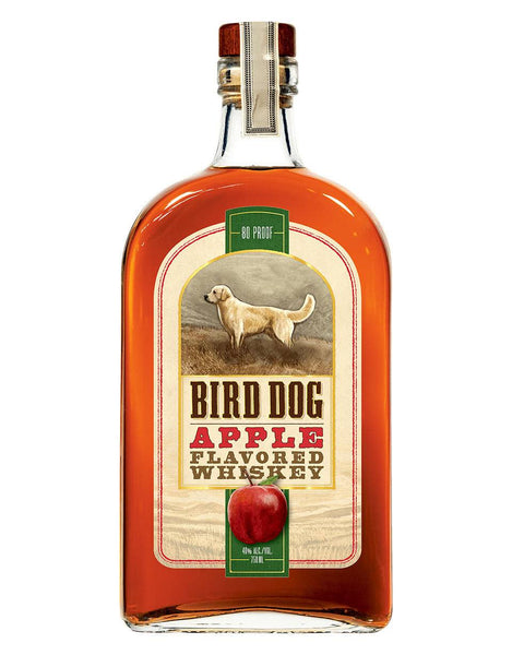 Bird Dog Apple Mini bottle from Sip N Burn Liquors, featuring a vibrant design and refreshing apple-flavored whiskey.