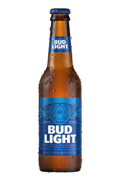 Bud Light beer can from Sip N Burn Liquors, refreshing light lager with a crisp taste, perfect for gatherings and celebrations.