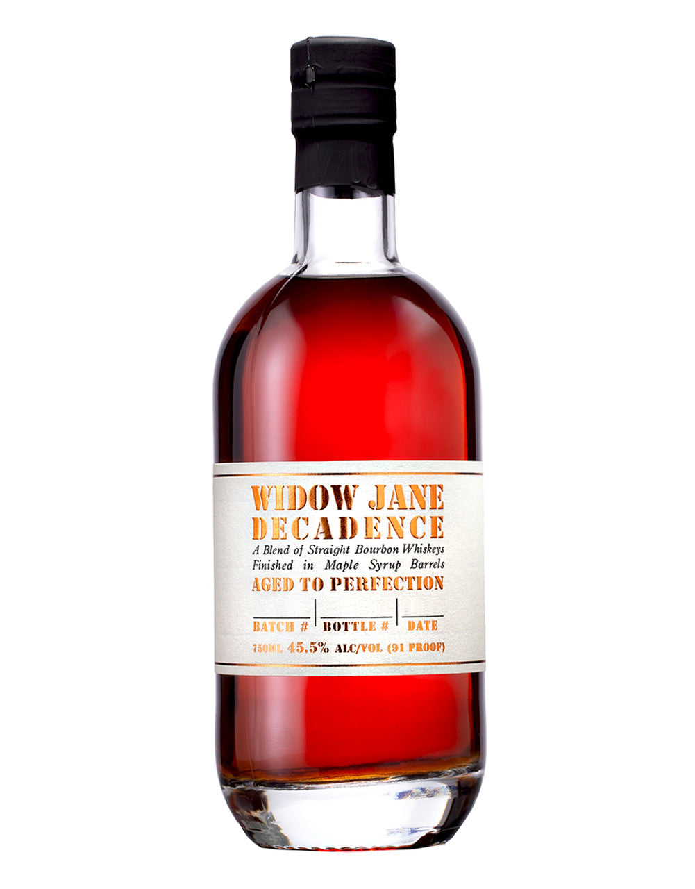 Widow Jane Decadence Bourbon Whiskey Finished in Maple Syrup Barrels 750ml from Sip N Burn Liquors, rich maple flavor, crafted whiskey, premium liquor selection