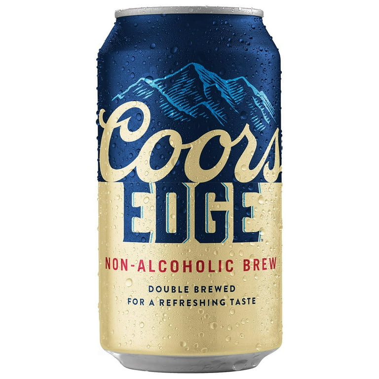 Coors Edge Non-Alcoholic Lager 12oz from Sip N Burn Liquors, refreshing and smooth taste for a guilt-free beer experience