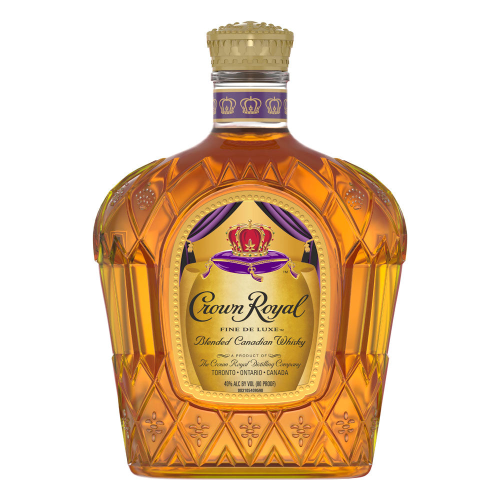 Crown Royal 750ml whiskey bottle available at Sip N Burn Liquors, premium Canadian whisky with rich flavor and smooth finish.