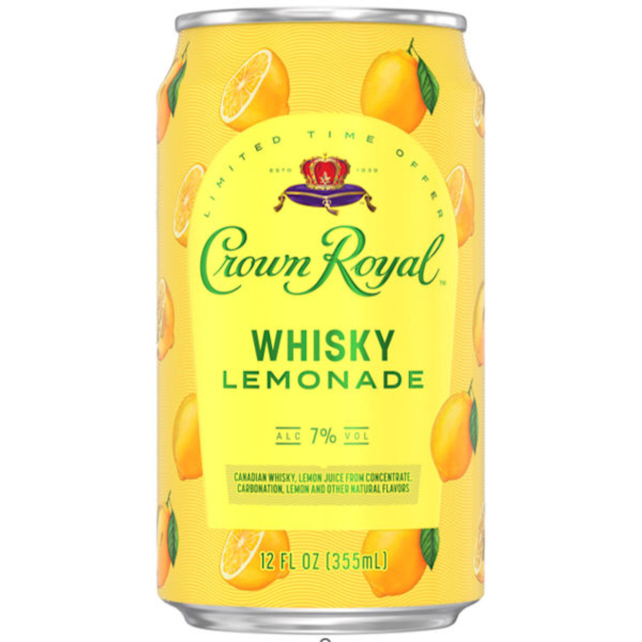 Lemonade Whiskey Citrus Sour & Lemonade by Crown Royal 12oz available at Sip N Burn Liquors