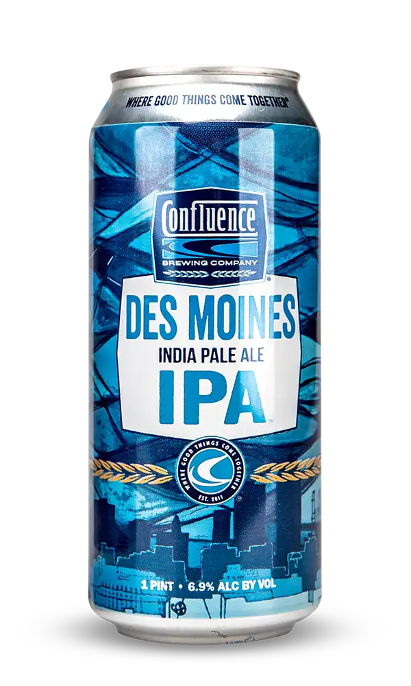 Des Moines IPA from Sip N Burn Liquors - Aromatic craft beer with hoppy flavor and a refreshing finish.