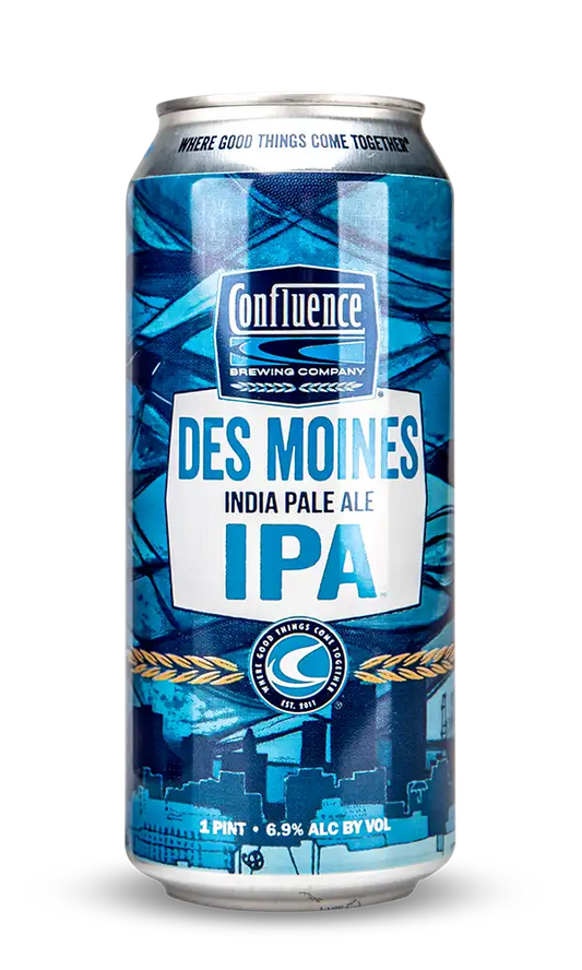 Des Moines IPA from Sip N Burn Liquors - Aromatic craft beer with hoppy flavor and a refreshing finish.