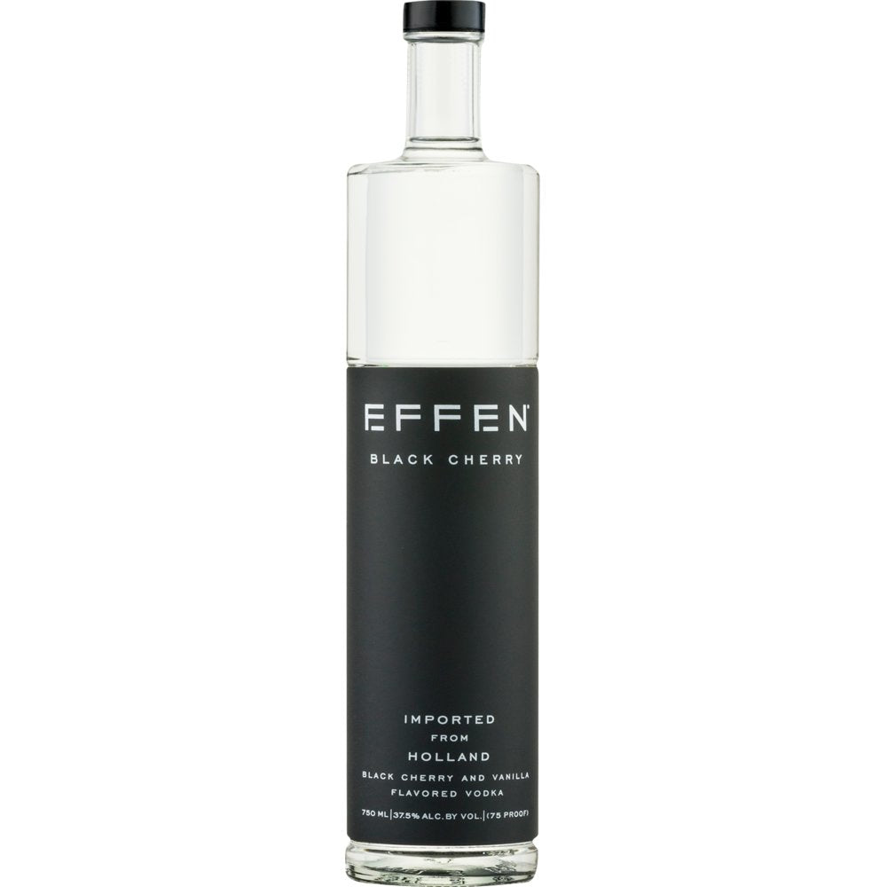 EFFEN Black Cherry Vodka Flavored 750ml Bottle available at Sip N Burn Liquors, premium quality vodka with rich black cherry flavor.