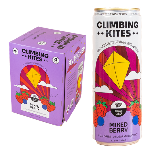 Climbing Kites Mixed Berry 4pk - Sip N Burn Liquors, vibrant berry-flavored kites for a refreshing experience.