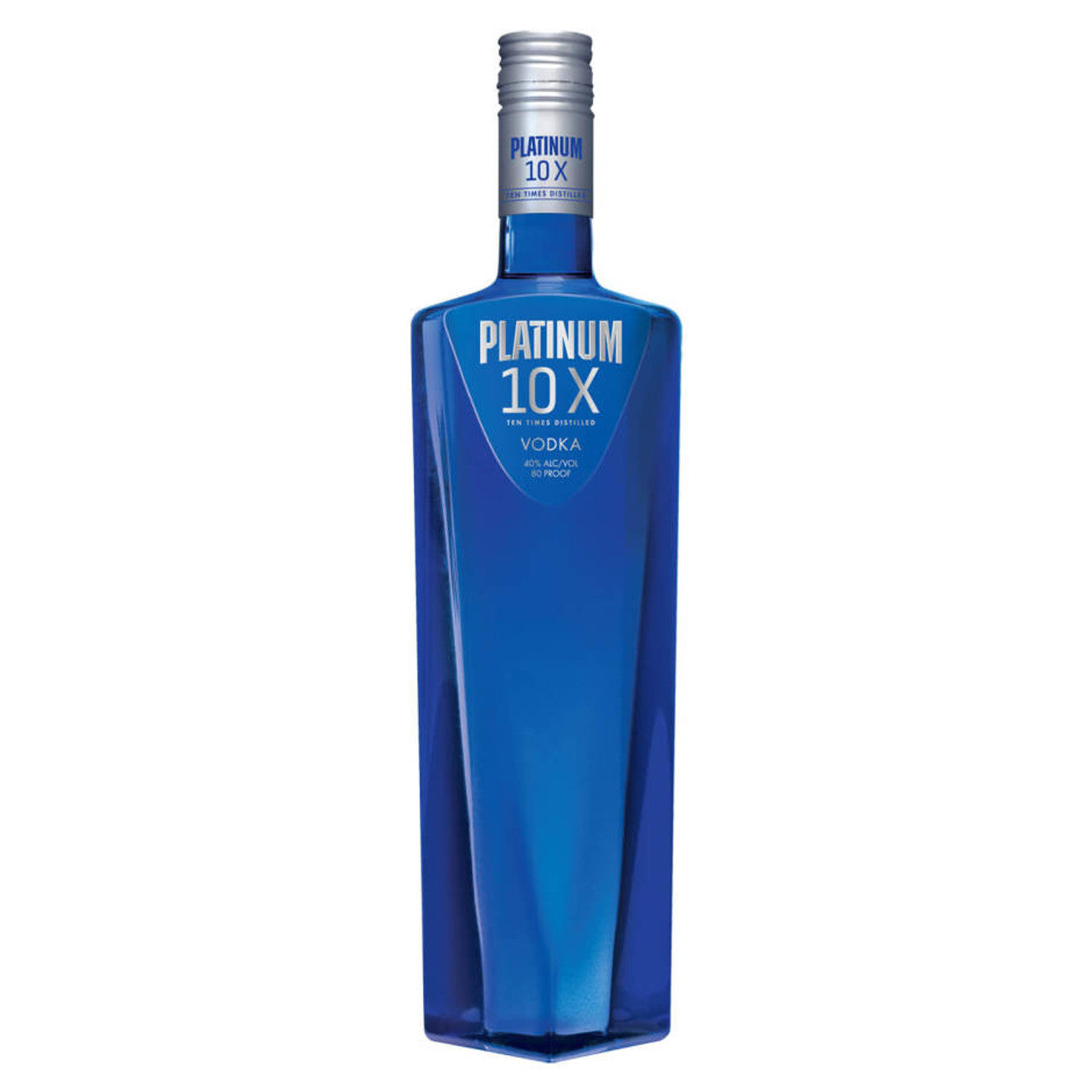 Platinum 7x 80 Proof Vodka 750 ML bottle available at Sip N Burn Liquors, premium quality vodka showcasing purity and smoothness.