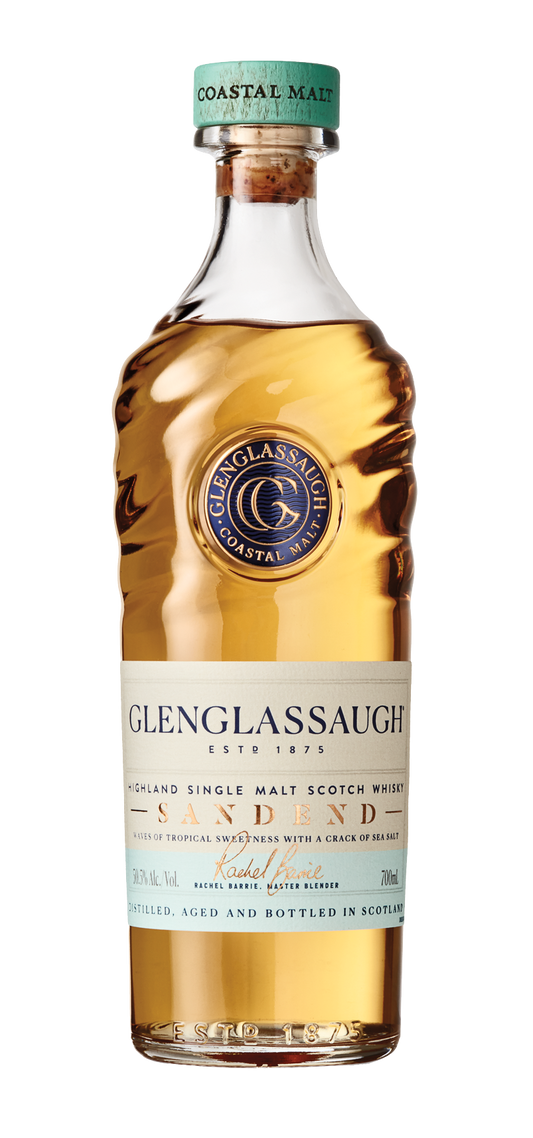 Glenglassaugh Sandend Highland Single Malt Scotch Whisky available at Sip N Burn Liquors, showcasing rich flavors and smooth finish.