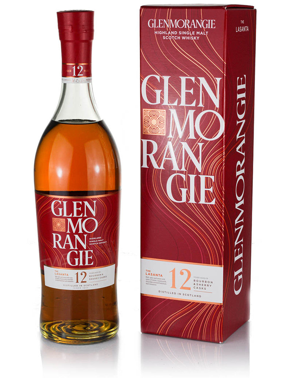 Glenmorangie 12 Year whisky bottle available at Sip N Burn Liquors, premium aged Scotch for connoisseurs