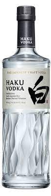 Haku Japanese Craft Vodka 750ml bottle available at Sip N Burn Liquors, featuring premium quality Japanese craftsmanship and a sleek design.