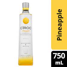 CIROC Pineapple Vodka Flavored 750ml Bottle available at Sip N Burn Liquors, premium pineapple-infused vodka for tropical cocktails and celebrations.