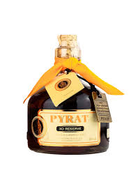 Alt text: Sooh Pyrat XO Reserve Rum bottle displayed elegantly at Sip N Burn Liquors, showcasing its rich amber color and distinctive label, perfect for sipping or mixing in cocktails.