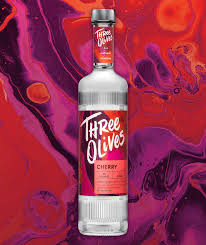 Three Olives Cherry Vodka 6331 available at Sip N Burn Liquors, a vibrant and flavorful addition to your cocktail repertoire.