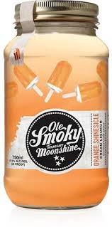 Ole Smoky Orange Shinesicle Moonshine Mini from Sip N Burn Liquors, flavored moonshine with a vibrant orange hue and a refreshing taste, perfect for summer cocktails and unique sipping experiences.