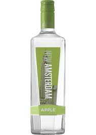 New Amsterdam Apple Flavored Vodka 750ml Bottle at Sip N Burn Liquors, premium apple-infused vodka for cocktails and sipping.