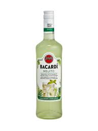 Bacardi Mojito cocktail with fresh mint and lime, available at Sip N Burn Liquors.