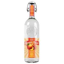 Georgia Peach Flavored 360 Vodka from Johnson Distilling Co. in a 750ml bottle available at Sip N Burn Liquors