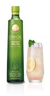 Ciroc Honey Melon Vodka 75cl bottle available at Sip N Burn Liquors, featuring a vibrant and refreshing flavor perfect for summer cocktails.