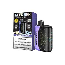 GEEK BAR PULSE X 25KPF BLACKBERRY B-pop available at Sip N Burn Liquors, featuring a sleek design and rich blackberry flavor for an enhanced vaping experience.