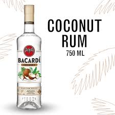 Bacardi Coconut Flavored White Rum 750ml Bottle available at Sip N Burn Liquors for refreshing cocktails and tropical drinks