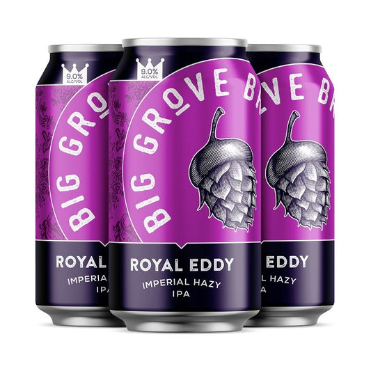 Royal Eddy 6-pack craft beer from Sip N Burn Liquors, featuring a variety of rich flavors and unique brewing styles.