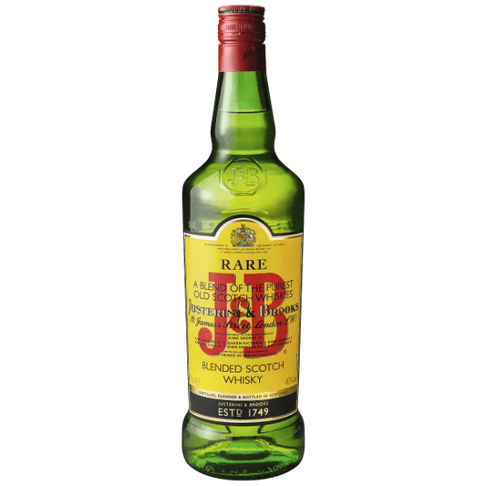 J & B Rare Blended Scotch Whisky from Sip N Burn Liquors - premium smooth flavor and rich heritage in every bottle.