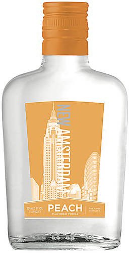 New Amsterdam Peach Vodka Flavored 200ml Bottle - Sip N Burn Liquors