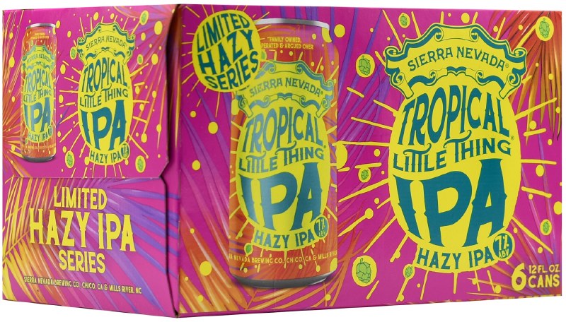 Sierra Nevada Tropical Little Thing IPA Cans from Sip N Burn Liquors – refreshing fruity beer with tropical flavors, perfect for summer sipping.