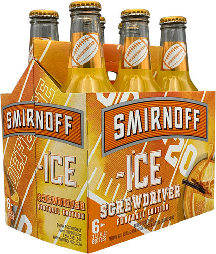 Smirnoff Ice Screwdriver Bottles 12oz available at Sip N Burn Liquors, refreshing orange-flavored malt beverage perfect for parties and celebrations.