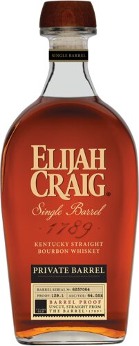 Elijah Craig Barrel Proof Store Pick 2023 750ml available at Sip N Burn Liquors, premium bourbon whiskey with rich flavors and smooth finish.