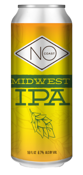 No Coast Midwest IPA from Sip N Burn Liquors - a refreshing and flavorful craft beer with citrus and pine notes, perfect for enjoying on a sunny day.