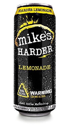 Mike's Harder Lemonade 24oz Cans from Sip N Burn Liquors, refreshing alcoholic lemonade beverage in convenient 24oz packaging.