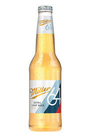 Miller 64 12oz beer available at Sip N Burn Liquors, light and refreshing low-calorie lager option.