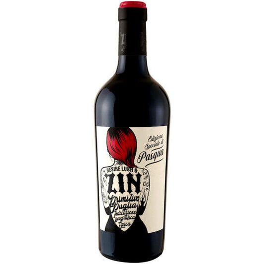 Pasqua Desire, Lush, and Zin Primitivo 2021 Red Wine from Italy available at Sip N Burn Liquors - rich flavors and perfect for any occasion.