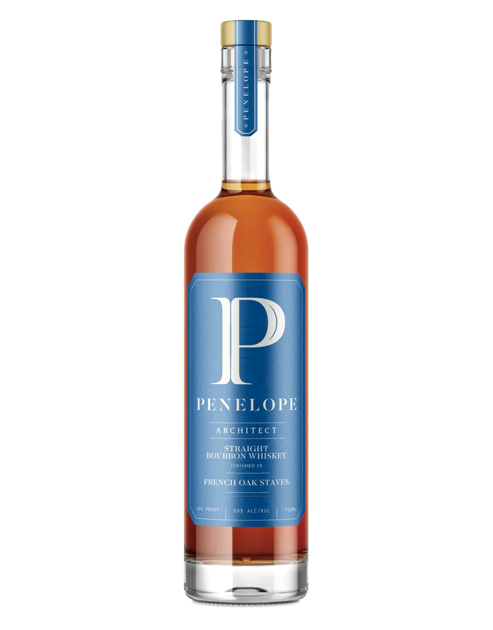 Penelope Bourbon Architect French Oak Stave Finished Straight Bourbon Whiskey 750ml Bottle from Sip N Burn Liquors