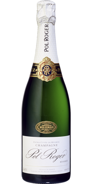 Champagne Pol Roger Brut Reserve 750ml available at Sip N Burn Liquors, premium sparkling wine for special occasions