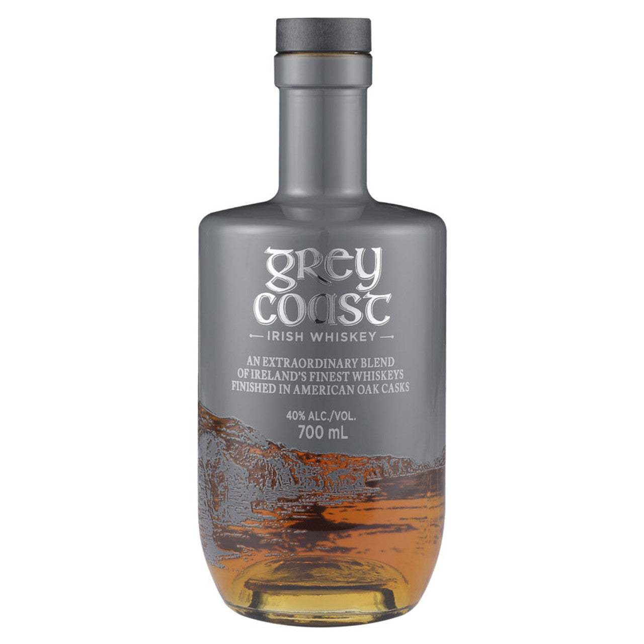 Grey Coast Coast Irish Whiskey 700ml Specialty Bottle from Sip N Burn Liquors, premium quality Irish whiskey with unique flavor profile and elegant packaging.