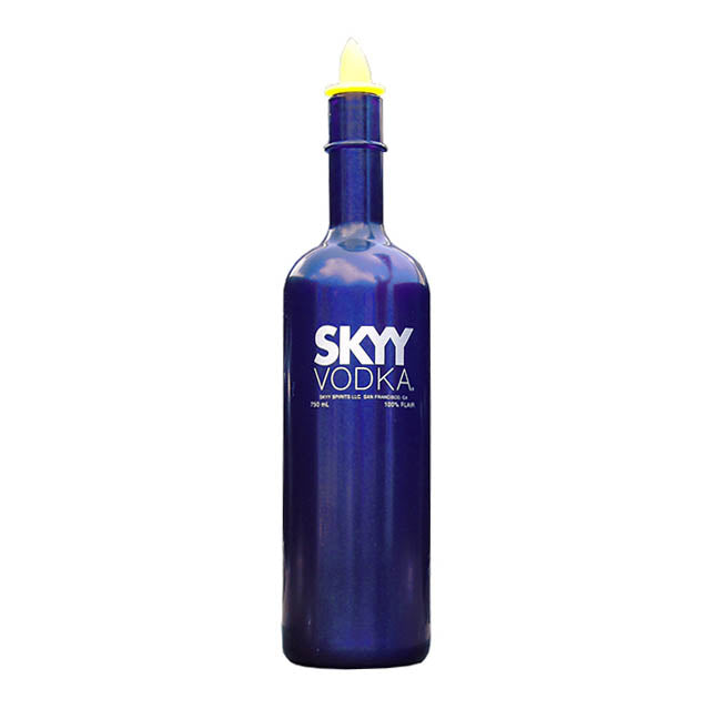 Skyy Vodka 750ml bottle available at Sip N Burn Liquors, premium distilled vodka for refreshing cocktails and drinks.