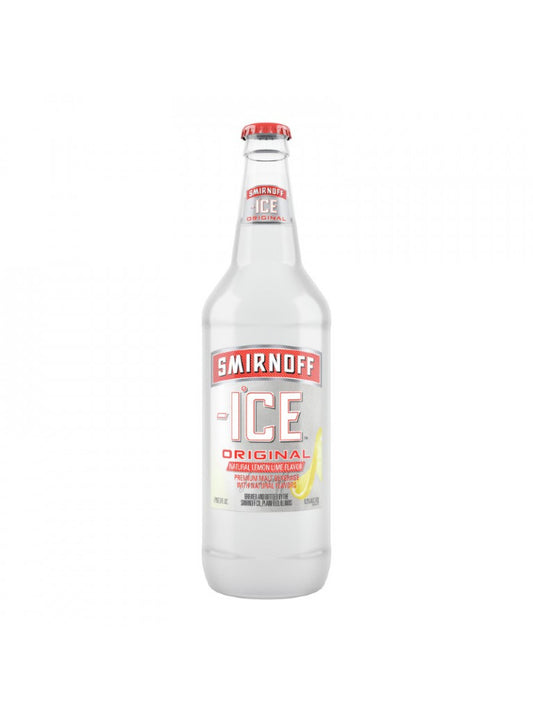 Smirnoff Ice bottles available at Sip N Burn Liquors, perfect for enjoying on a warm day or at gatherings.