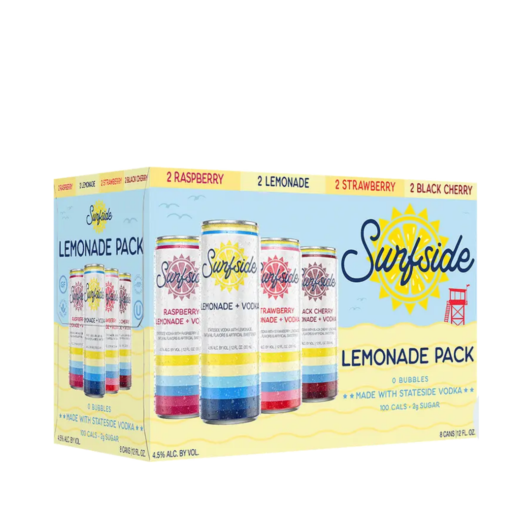 Surfside Lemonade Variety Pack 12oz from Sip N Burn Liquors - refreshing mix of lemonades for any occasion.