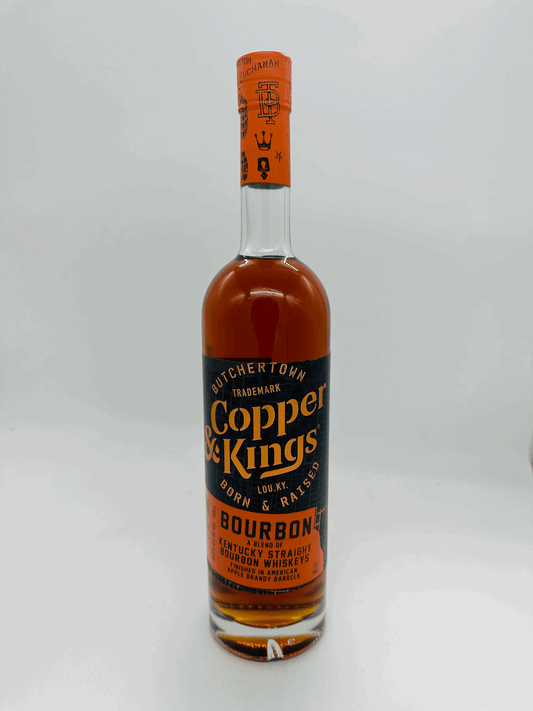 Copper & King American Brandy by Sip N Burn Liquors, premium craft brandy showcasing rich flavors and artisanal quality.