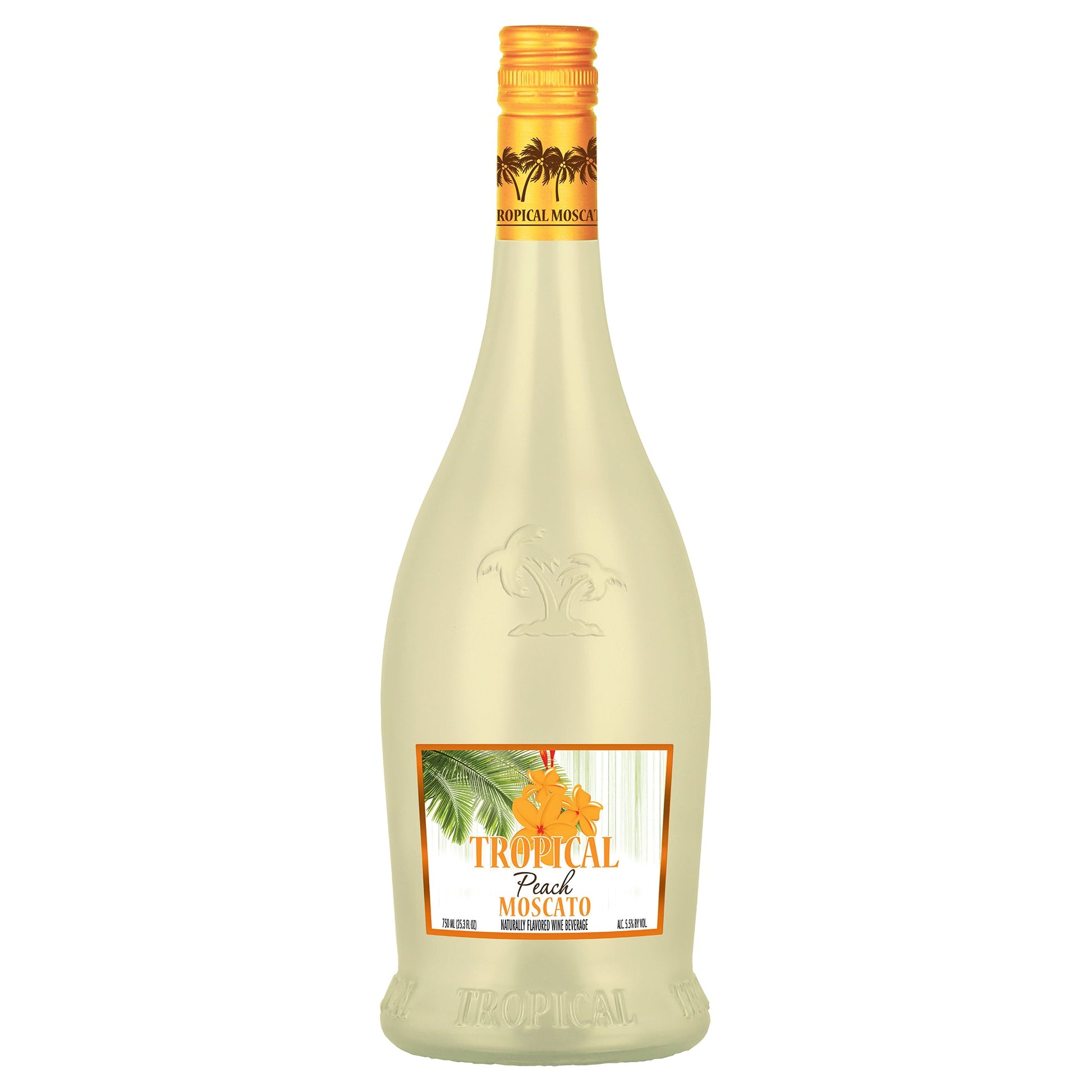 Peach Moscato from Sip N Burn Liquors, sweet and fruity wine with a refreshing peach flavor, perfect for sipping chilled.