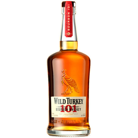 Wild Turkey 101 Kentucky Bourbon 750ml available at Sip N Burn Liquors, high-quality bourbon whiskey with a rich flavor profile.