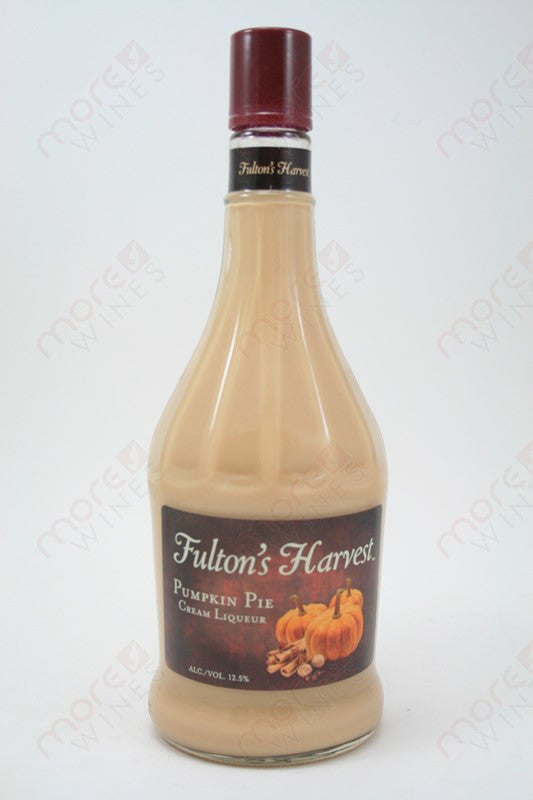 Fulton's Harvest Pumpkin Pie Cream Liqueur 750ml Bottle from Sip N Burn Liquors, perfect for fall cocktails and seasonal celebrations.